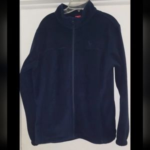 Women's XXL Camel Crown Navy Blue Fleece Jacket